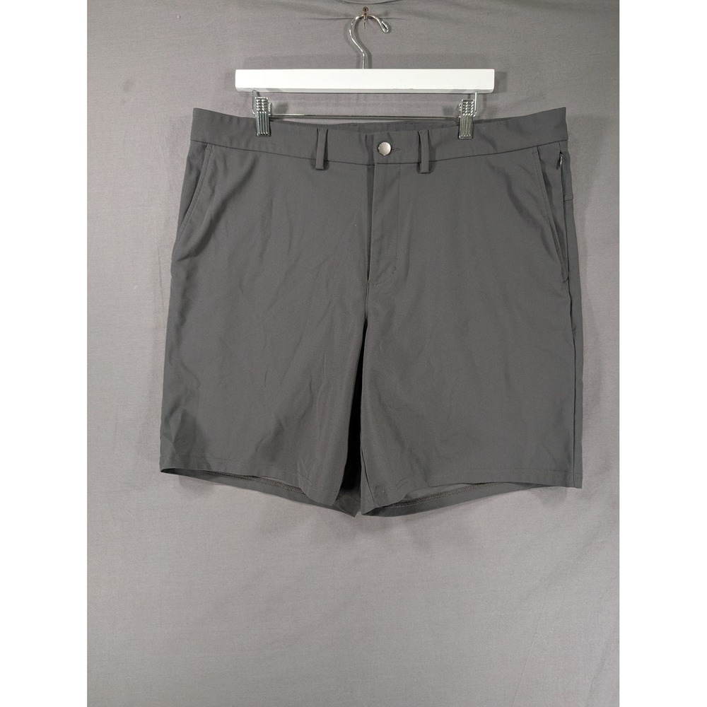 Old Navy Active Mens 40 Tech Hybrid Shorts Gray 8 Inch Inseam‎ 4-Way Stretch
